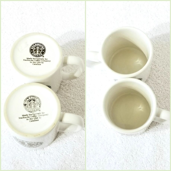 🚫SOLD🚫 Starbucks 2oz Espresso Mug Set of 2 - Picture 4 of 5